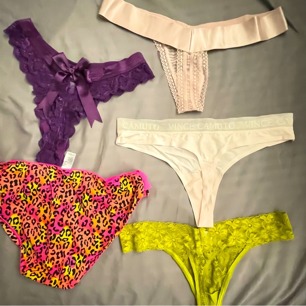Vince Camuto Women's Intimates Set Purple,beige,green Pink,fuchsia leopards new